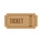 Ticket logo icon design template vector illustration