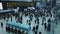 Ticket sales machine at Waterloo Station London - LONDON, ENGLAND - DECEMBER 16, 2018