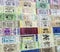 Ticket stubs from various artists