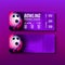 Ticket Tear-off Coupon On Bowling Match Vector