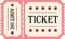 tickets Halloween Party Vintage cinema ticket concert and festival event, movie theater coupon Poster