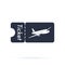 Tickets icon. Plane icon. Logo element. Web design icon with airplane template. Airlines travel concept business symbol.