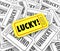 Tickets Lucky Versus Unlucky Words Raffle Contest Winner Odds Ch