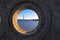 Tidal Basin with the Washington Monument as viewed through the Hole of the Inlet Bridge on Ohio Drive, Washington DC