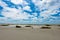 Tidal flat at the beach of FanÃ¸ in denmark