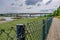 Tidal river and estuary seen in Kent, showing the river at low tide.