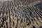 Tidal Sand Deposits on Coastal Beach Rocks