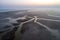 Tidal texture of coastal mudflat in the east of Jiangsu Province, Yellow Sea, China