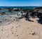 Tide Pools and Exposed Lava Reef on Anaeho\\\'omalu Bay