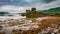 Tides in the lake at Eilean Donan Castle, Scotland