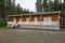 A tidy motel along the cassiar highway.