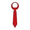 Tie business elegance cartoon