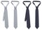 Tie. Business neck ties. Isolated Tie