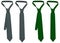 Tie. Business neck ties. Isolated Tie