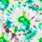 Tie Dye Seamless Pattern. Ethnic Texture. Flowers Psychedelic Pattern. Green Boho Prints. Graphic Texture. Green Tie Dye Rug.