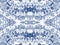 Tie dye seamless symmetric pattern. Watercolor spotted tile. Ornate ikat print