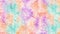 Tie dye shibori pattern background on bold peach, lavender and aqua color. Watercolour abstract texture. Generative AI