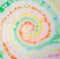 Tie Dye Spiral. Floral Fantasy Dirty Painting. Trendy Tie Dye Spiral. Rainbow Artistic Circle. Tiedye Swirl. Colorful Fashion.