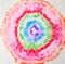 Tie Dye Spiral. Magic Watercolor Dirty Art. Trendy Tie Dye Spiral. Rainbow Artistic Circle. Tiedye Swirl.