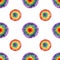 Tie Dye Striped Pattern Ink Background Bohemian Spiral. Hippie Dye Drawn Tiedye Swirl Shibori  tie dye abstract batik seamless