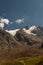 Tien Shen Mountains from Shymbulak Upper Piste in Almaty, Kazakh