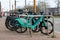 Tier rental electric e-bike left in the streets of Utrecht.