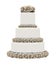 Tiered Cakes Isolated