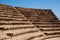 The tiered seating of Paphos Odeum. Paphos Archaeological Park. Cyprus