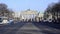 Tiergarten with Brandenburg Gate Zoom out