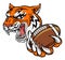 Tiger American Football Player Sports Mascot