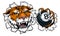 Tiger Angry Pool 8 Ball Billiards Mascot Cartoon