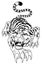 Tiger Angry Tigers Team Sports Mascot Roaring