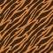 tiger animalistic seamless pattern with stripes and spots, modern animal print