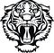 Tiger black/white tattoo