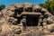 The Tiger Cave Temple- carvings of tiger heads on the mouth of a cave is a rock-cut temple located near Mahabalipuram, Tamil Nadu