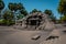 The Tiger Cave Temple- carvings of tiger heads on the mouth of a cave is a rock-cut temple located near Mahabalipuram, Tamil Nadu