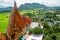 Tiger cave temple, wat tham sua, big buddha image, stupa, pagoda by mountain, Thailand