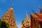 Tiger cave temple, wat tham sua, big buddha image, stupa, pagoda by mountain, Thailand