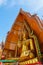 Tiger cave temple, wat tham sua, big buddha image, stupa, pagoda by mountain, Thailand