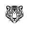 Tiger face Logo of Animal head symbol