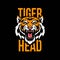tiger head premium vector
