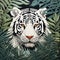 Tiger in the Jungle: leaves, plants, design, milk, deco, princes