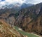 Tiger Leaping Gorge, a scenic canyon in Yunnan province, China