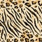 Tiger Leopard Texture Seamless Animal Pattern