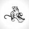Tiger logo emblem template mascot symbol
