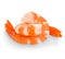 Tiger shrimps. Prawns isolated on a white background.