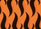 Tiger skin pattern background with a bright orange blend