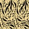 Tiger skin pattern, Fashionable seamless print. Fashion and stylish light background. Ready for textile prints.