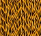 Tiger skin seamless repeated vector texture.