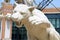 Tiger Statues at Comerica Park on Woodward Avenue, Detroit Michigan